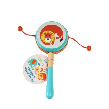 29664 2 wild wonders wooden hand drum rex london