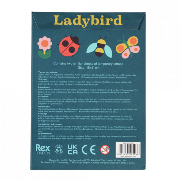 302453 ladybird temporary tattoos
