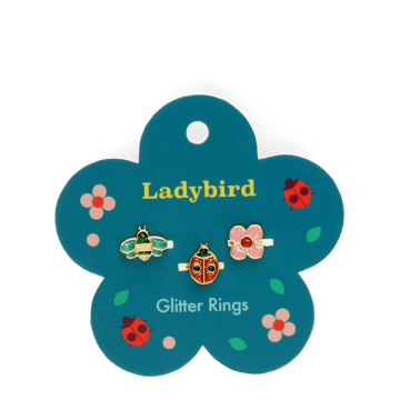30687 ladybird glitter rings