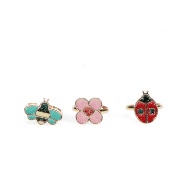 306872 labybird set 3 glitter rings