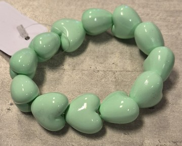 Armband harten acryl groot mint1