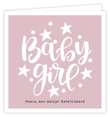 Baby girl roze