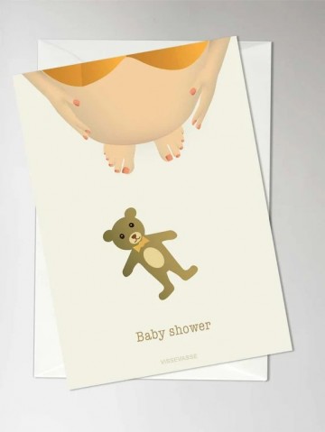 Baby shower kaart
