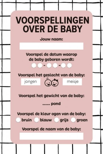 Boekbox babyshower vieren lu45679a 2