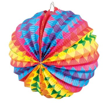 Bollampion regenboog 22cm