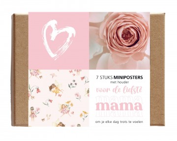 Doosje miniposters mama