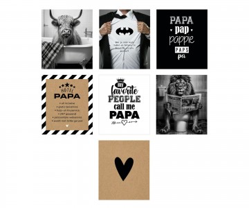 Doosje miniposters papa 1