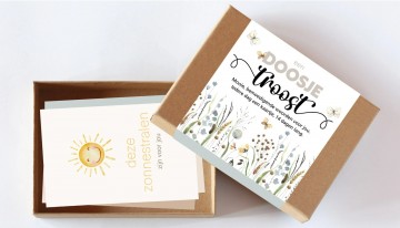 Doosje troost bloemen