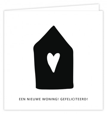 Een nieuwe woning  gefeliciteerd
