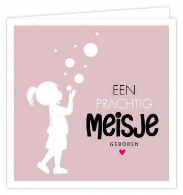 Een prachtig meisje geboren