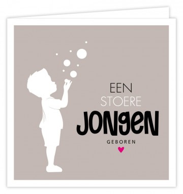 Een stoere jongen geboren