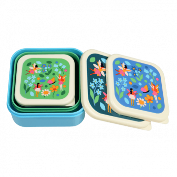 Fairies in garden snack boxes set 3 1