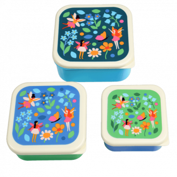 Fairies in garden snack boxes set 3 2