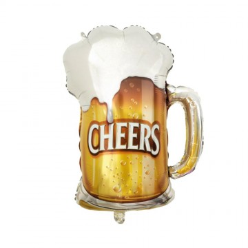 Folie ballon bierglas