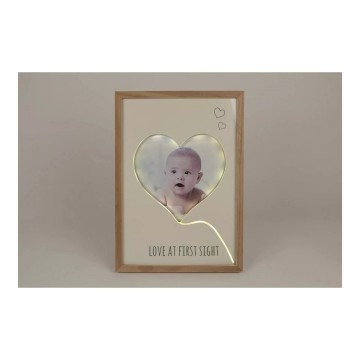 Fotolijst love at first sight led 28x40x2cm1jpg