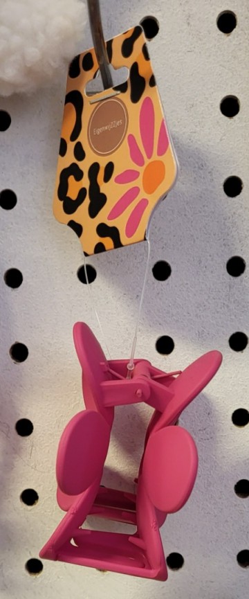 Haarclip roze bloem1jpg