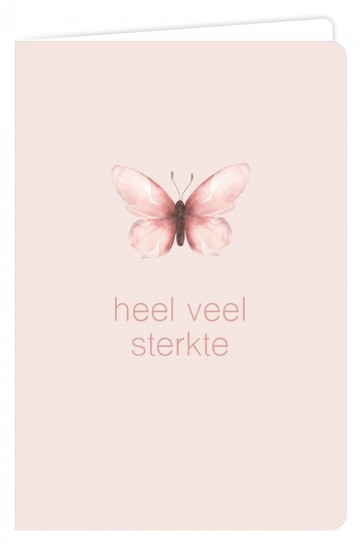 Heel veel sterkte vlinder
