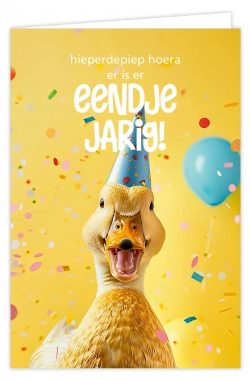 Hieperdepiep er is er eendje jarig