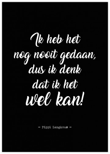 Ik heb het nog nooit gedaan