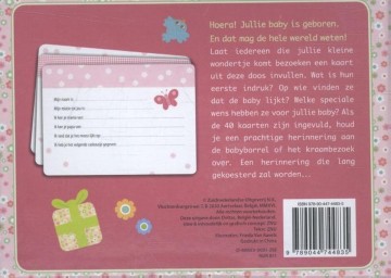 Invulkaarten kraambezoek roze1jpg