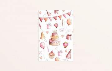 Kaart verjaardag