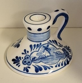 Kandelaar delfstblauw 1