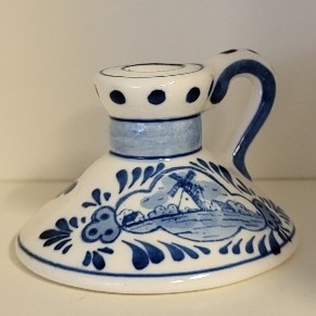 Kandelaar delfstblauw