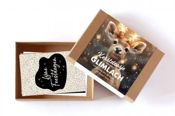 Kerstdoosje met een glimlach   hert