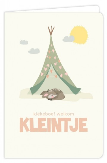 Kiekeboe welkom kleintje