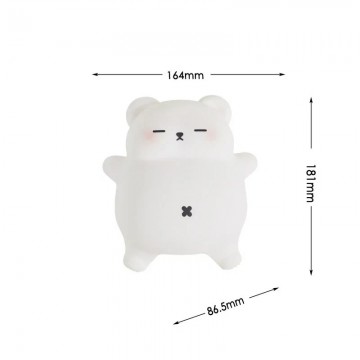 Led lamp bear snorking
