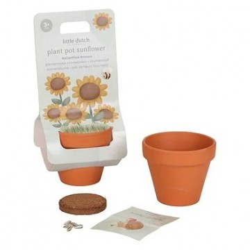 Little dutch plantenpotje zonnebloem1