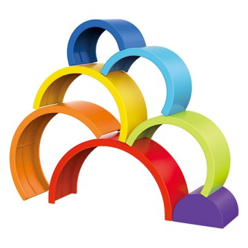 Little stars stapeltoren regenboog2jpg