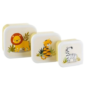 Lunchtrommel safari set of 3