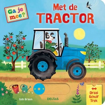 Met de tractor