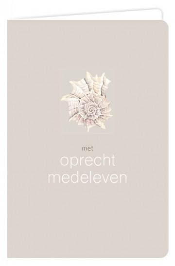 Met oprecht medeleven