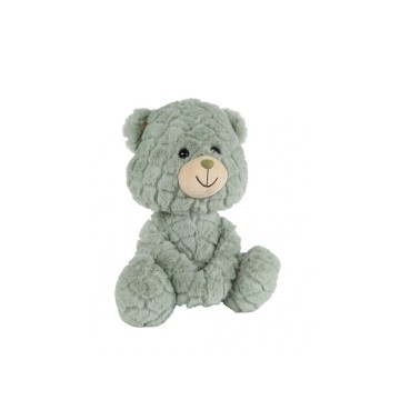 Mini club beer zittend pluche  groen 30 cm