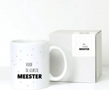 Mok van de leukste meester