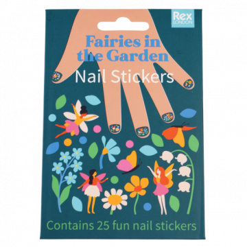 Nagelstickers fairies in the garden