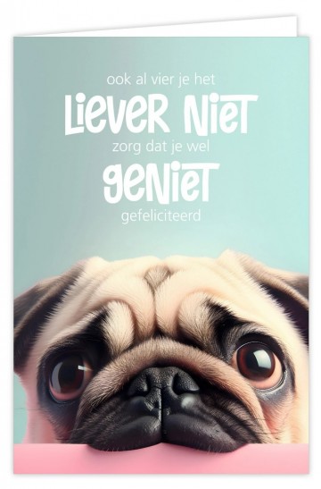 Ook al vier je het liever niet