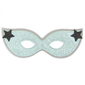 P0207 mask glitter light blue
