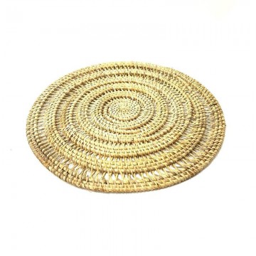 Placemat rattan open naturel3865