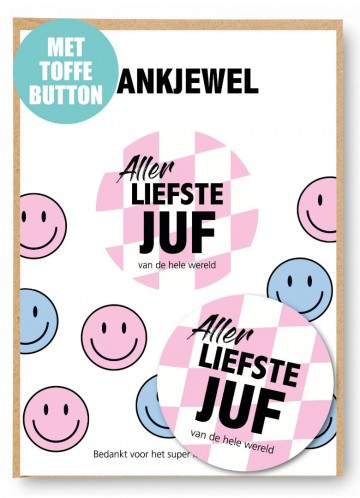 Postcard schooljaar juf
