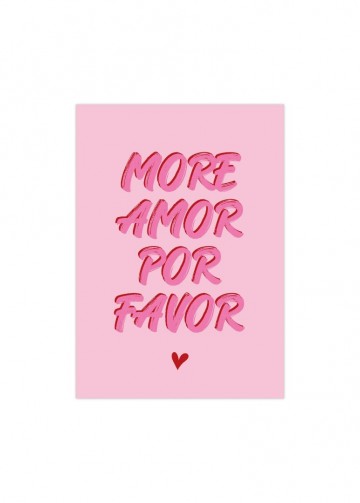 Poster more amore por favor