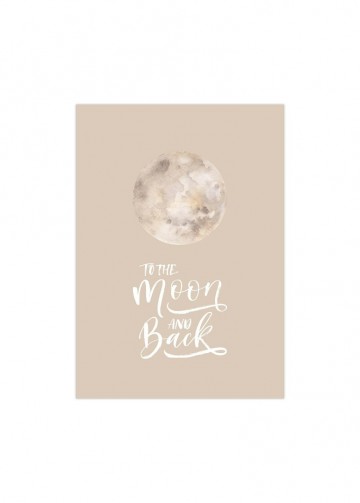 Poster to the moon