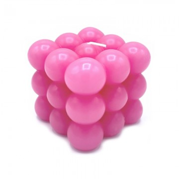 Ravie xl bubble kaars roze