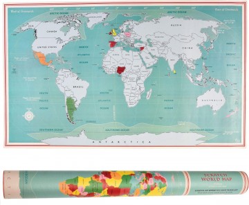 Scratch world map