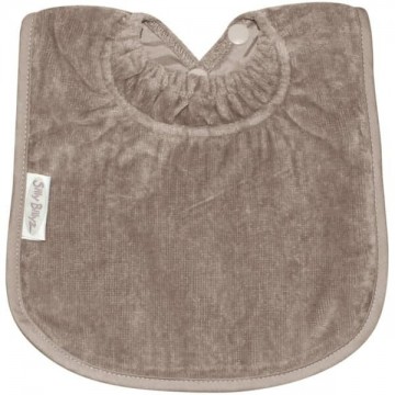 Silly billyz towel large bibs taupe