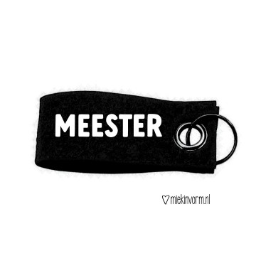 Sleutelhanger meester