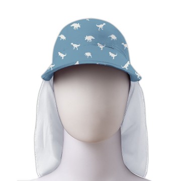 Slipstop dino petrol sun hat std 3