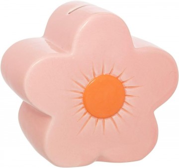 Spaarpot bloem roze